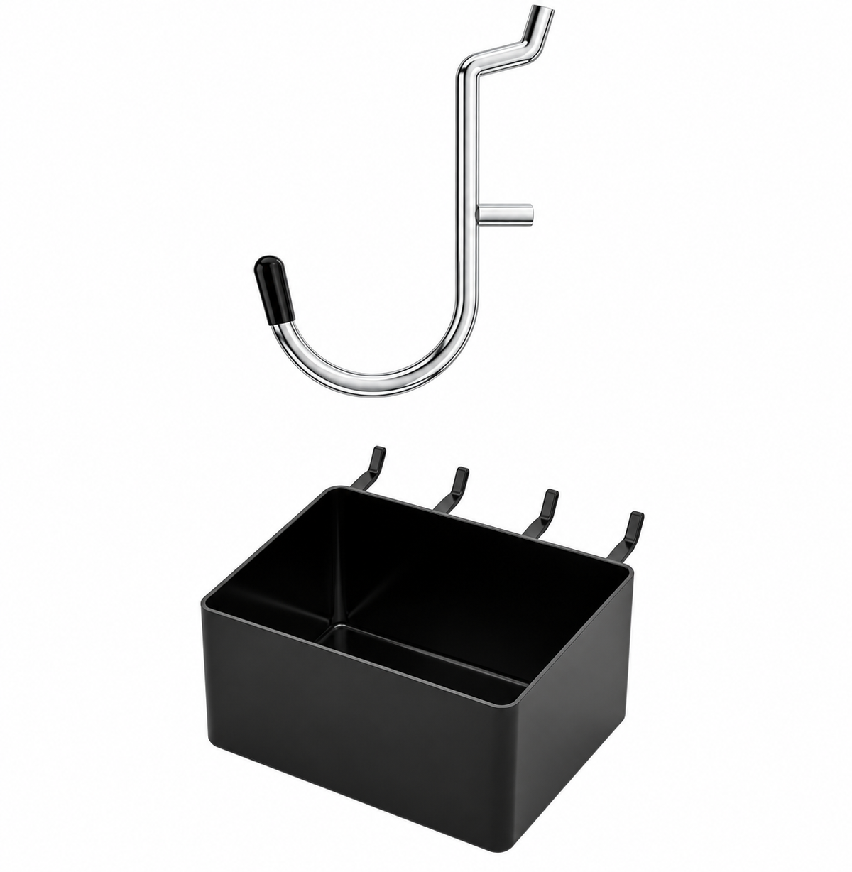 Pegboard Hook and Storage Bin Organizer Kit - view 2