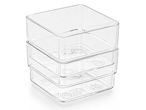 13-Piece Clear Drawer Organizer Tray Set in Five Sizes - view 2