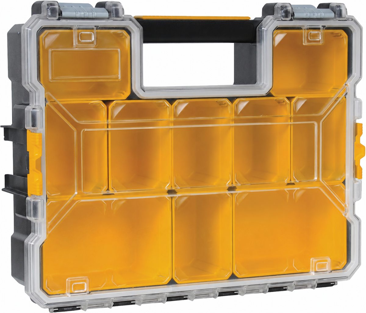 10-Compartment Deep Parts Organizer with Removable Cups