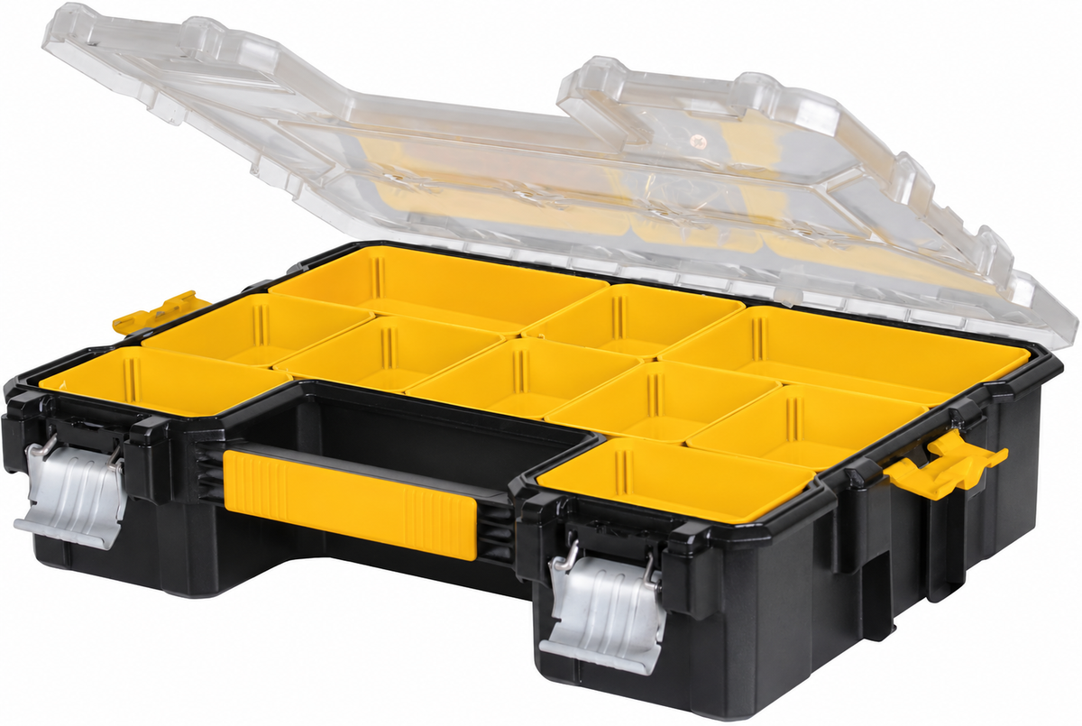 10-Compartment Deep Parts Organizer with Removable Cups - view 2