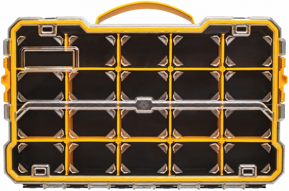 20-Compartment Portable Parts Organizer with Removable Dividers - view 2