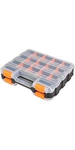 Double-Sided 34-Compartment Parts Organizers, 2-Pack - view 2