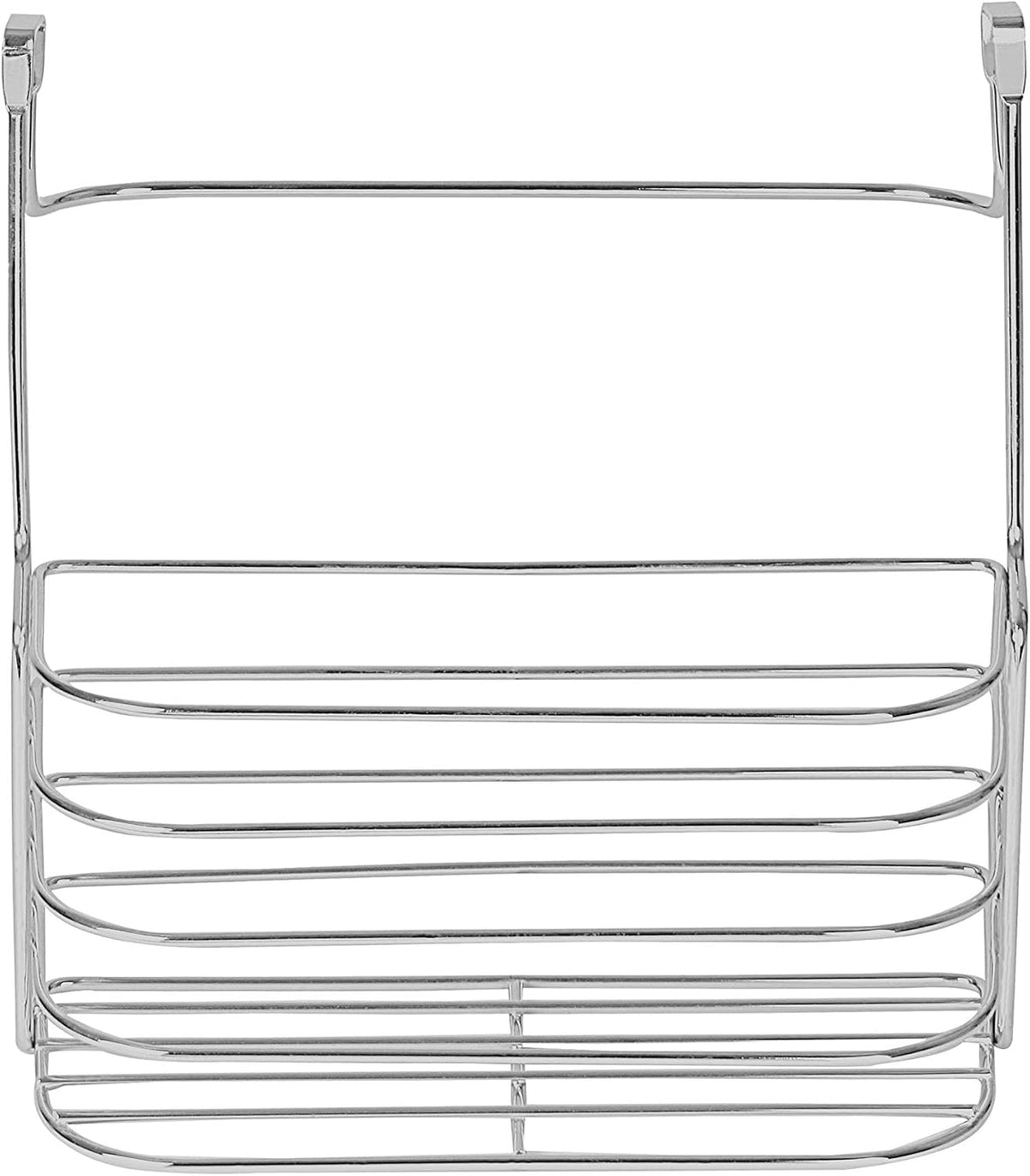 Chrome Steel Over-Cabinet Basket with Towel Bar - view 2