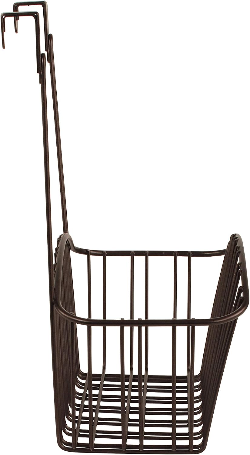 Bronze Steel Over-Cabinet Basket with Arched Front - view 2
