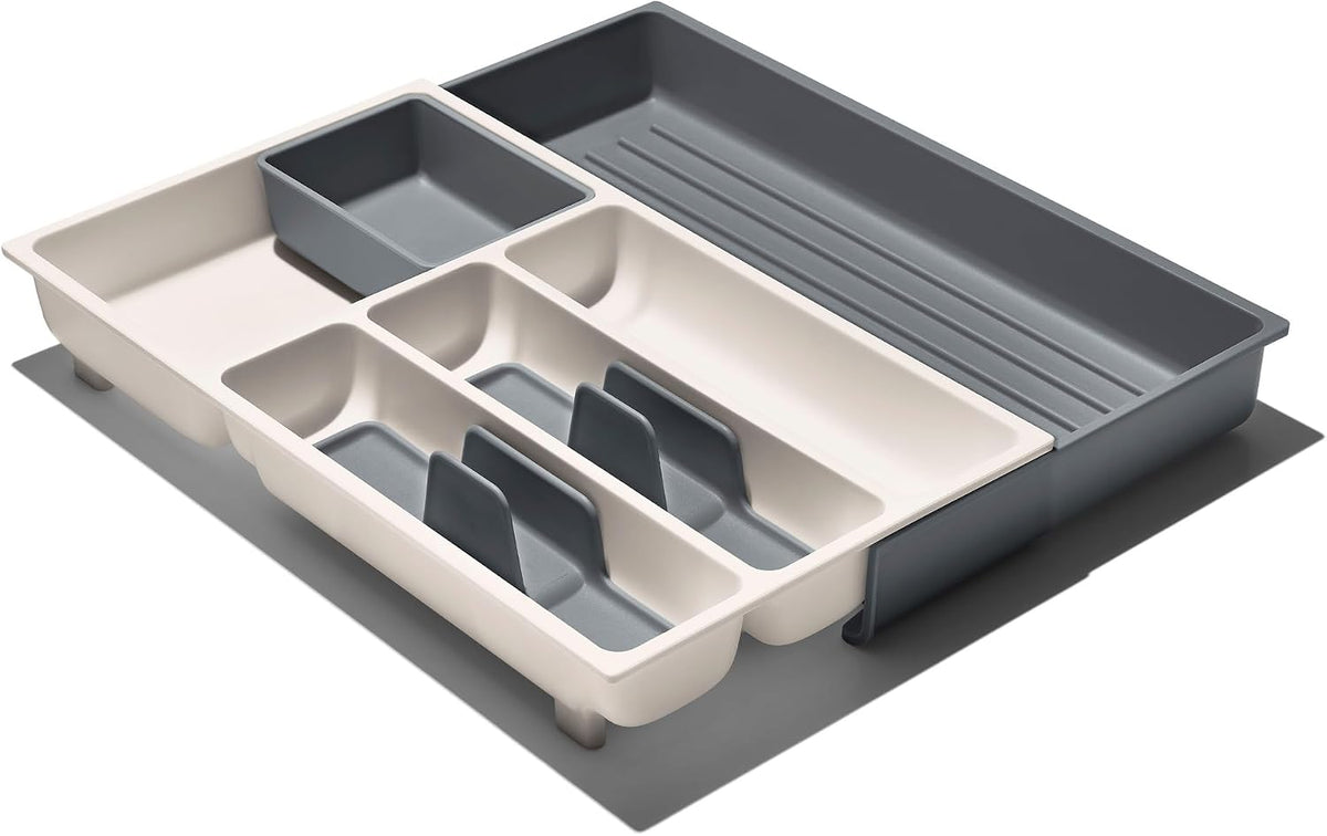 Expandable Utensil Drawer Organizer with Removable Caddies